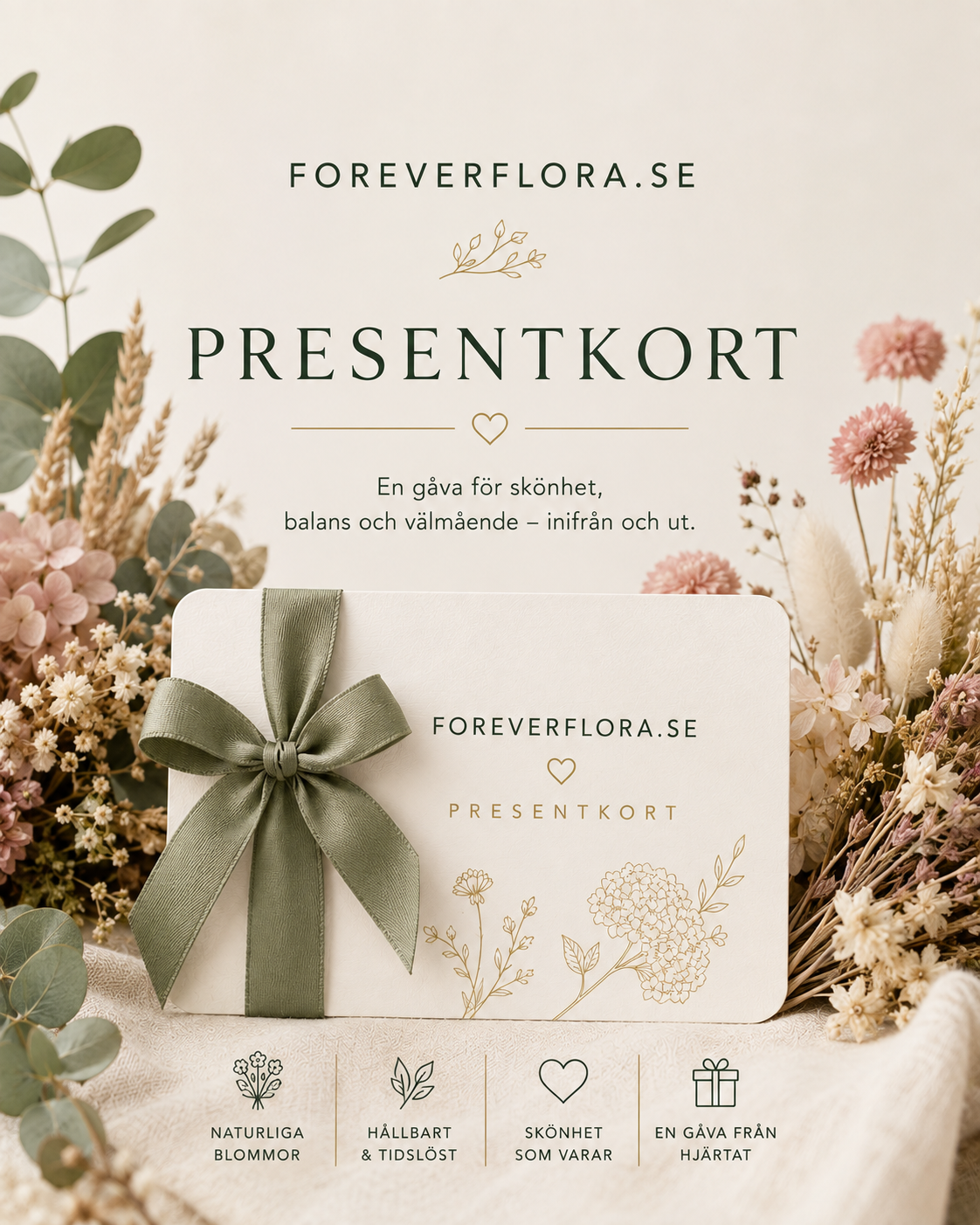 Presentkort från Forever Flora