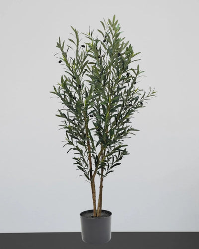 Konstgjort olivträd med plastkruka – konstgjort träd från Forever Flora