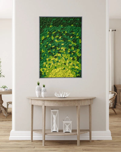 Kvadratisk mosstavla Vortex – mosstavla från Forever Flora – 110×110 cm