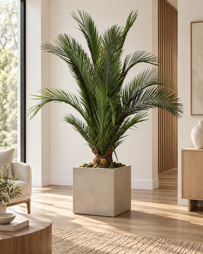 Konserverat Palmträd för inredning - 120 cm