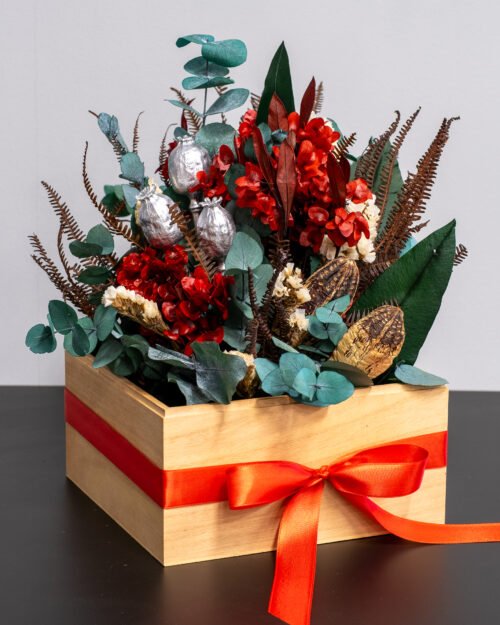 Julens Blomsterbox – Vintergrön