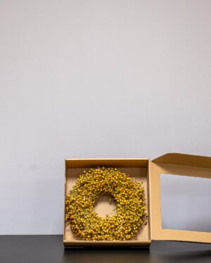 Linkrans naturell – Torkade Blommor Krans torkade blommor 7