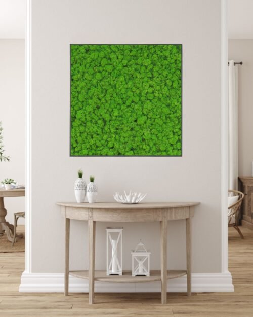 Mosstavla Kvadratisk med Äkta Finsk Renlav 7 Forever Flora
