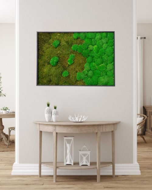 Forever Flora 116 Alternative view of Kvadratisk Mosstavla - Mix halv Mossplatta & Bollmossa