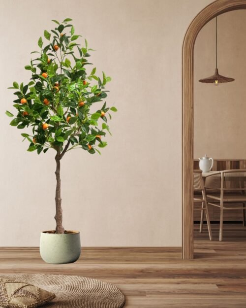 Alternative view of konstgjord nektarinträd - 160 cm Höjd