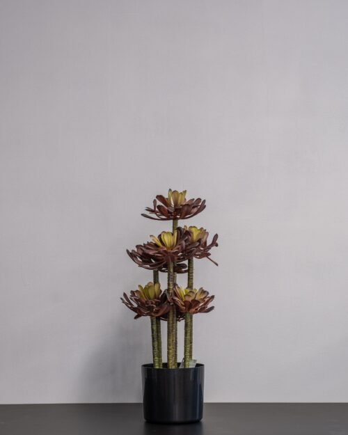 Konstgjord Lotus krukväxt lila