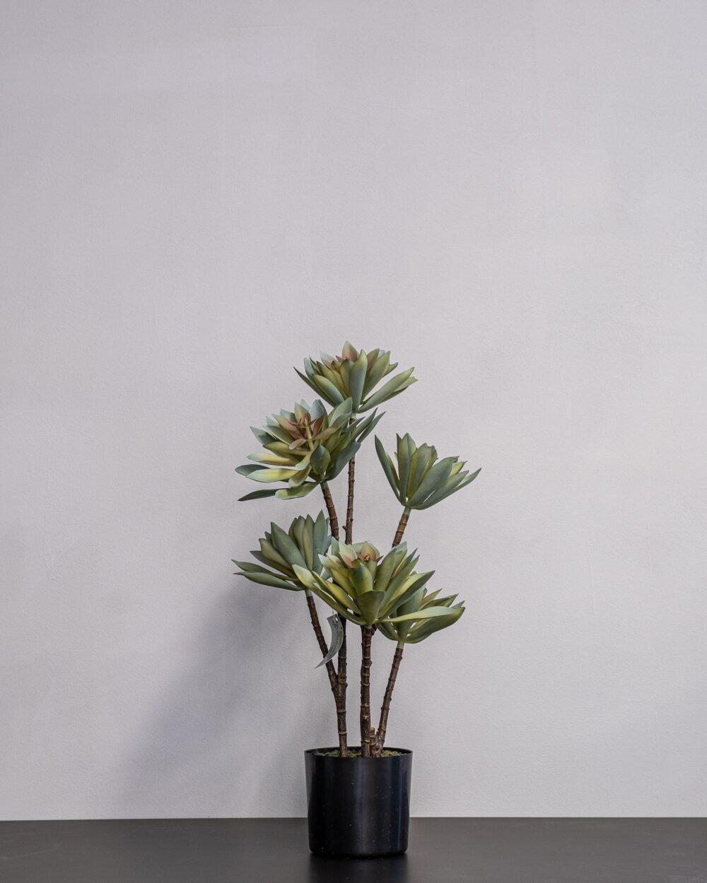 Konstgjord Lotus krukväxt Ljusgrön