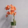 Konstgjord Orkide orange