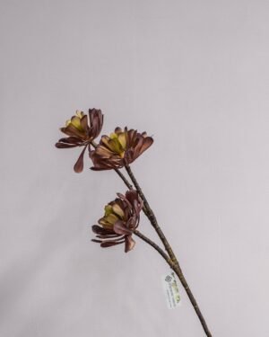 Alternative view of Konstgjord Lotusblomma lila – Naturtroget Bladverk 79 cm