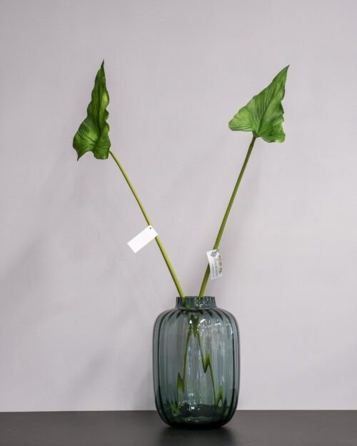Konstgjord alocasia cacullata blad