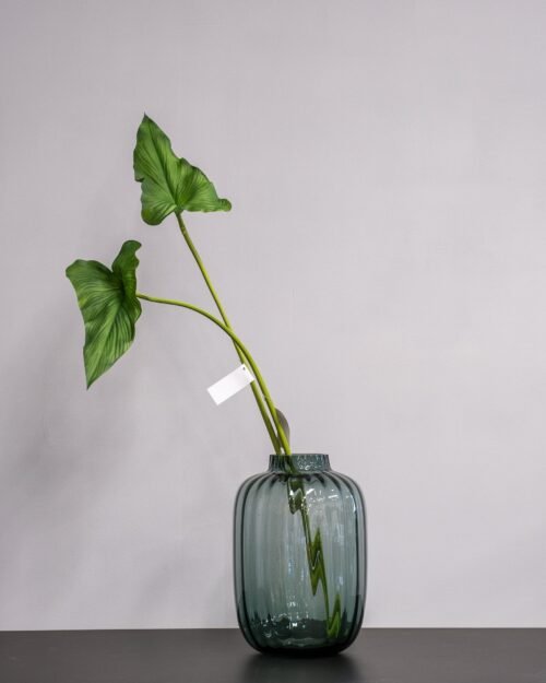 Konstgjord alocasia cacullata blad