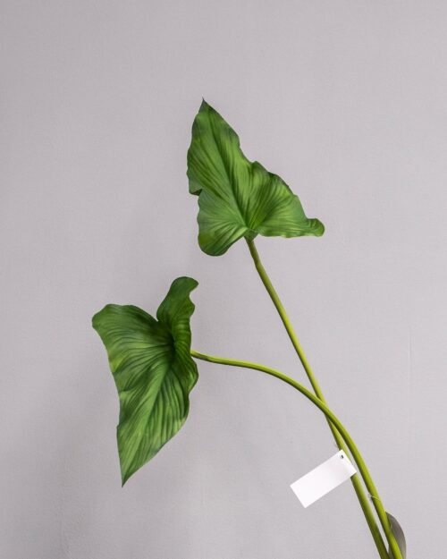 Konstgjord alocasia cacullata blad