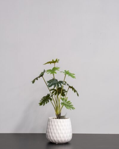 Konstgjord Filodendron krukväxt