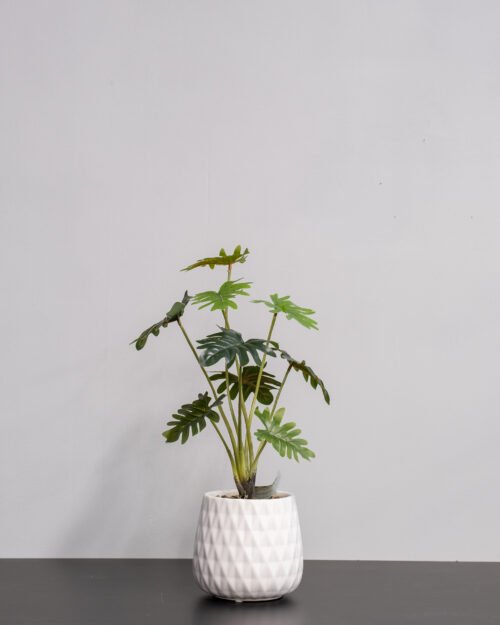 Konstgjord Filodendron krukväxt